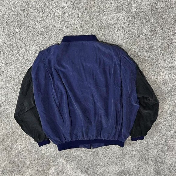 Men's Navy and Blue Jacket - Picture 3 of 3